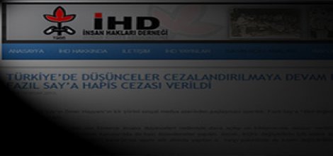 İHD, Fazıl Say`a Sahip Çıktı!