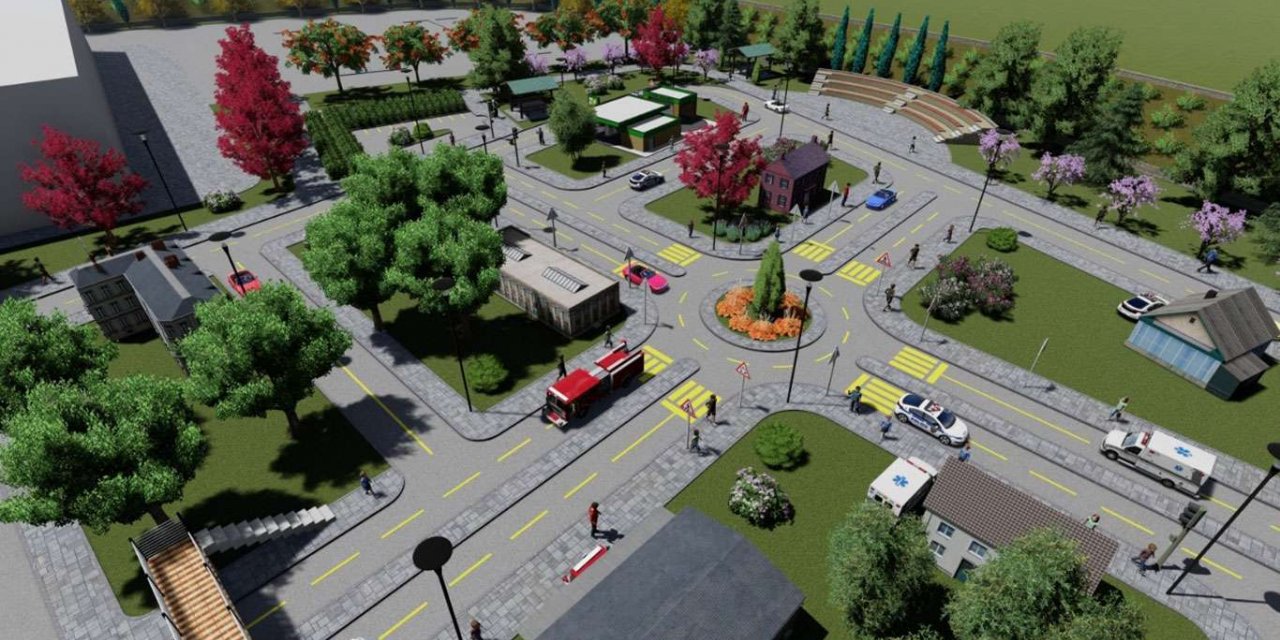 Siirt'te çocuklar için yapılacak Trafik Eğitim Parkı projesi tamamlandı