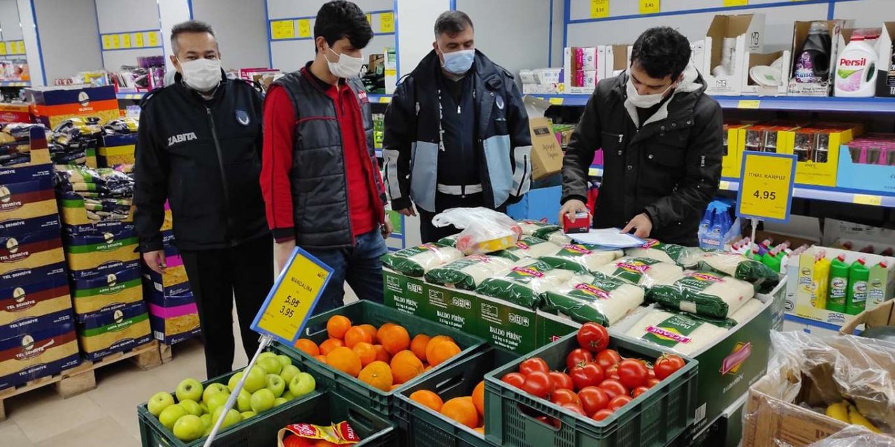 Siirt’te fahiş fiyat artışına karşı büyük marketler denetlendi