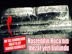 Nasreddin Hoca'nın mezar yeri bulundu