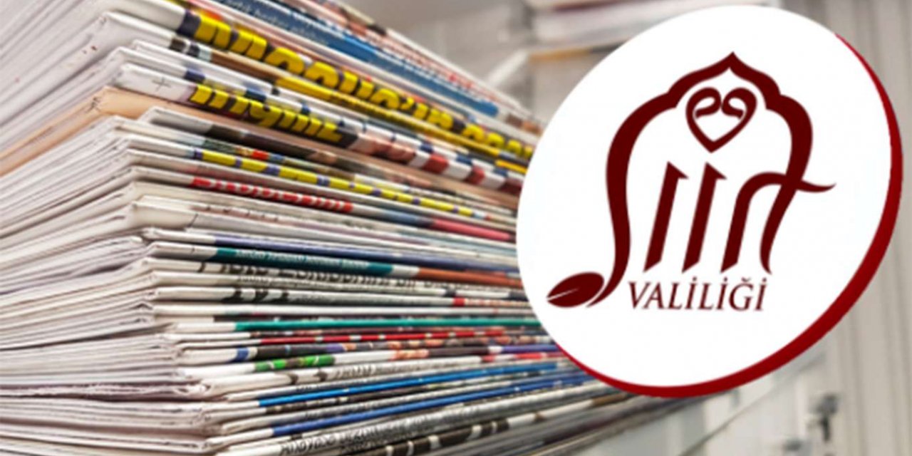 Siirt Valiliği’nden kamu kurumlarına resmi ilan genelgesi