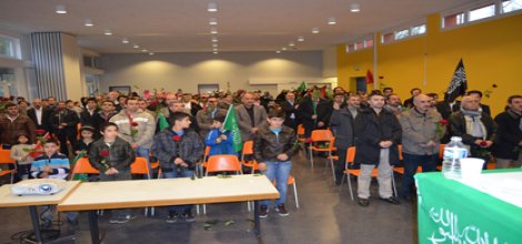 Almanya Stuttgart'ta Muhammedi sevda