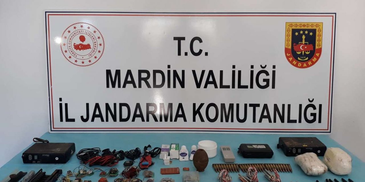 Mardin’de patlayıcı madde ele geçirildi