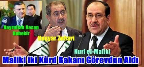 Maliki iki Kürd Bakanı Görevden Aldı