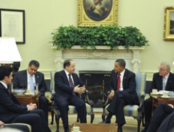 Obama ile Barzani Beyaz Sarayda Görüştü