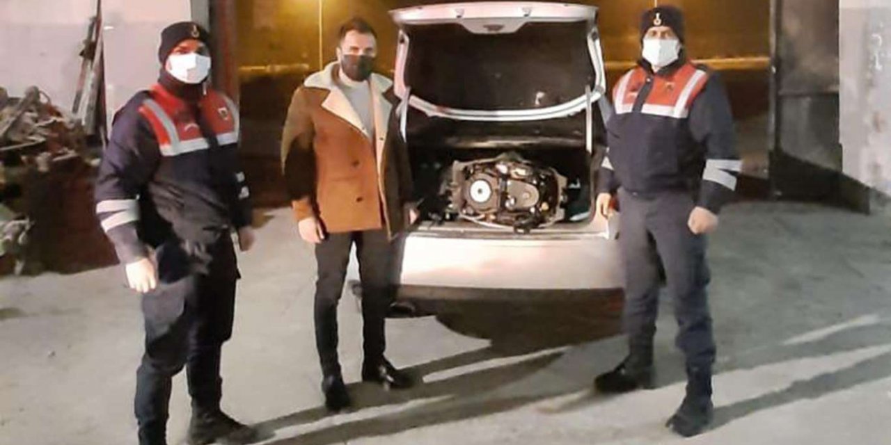 Malatya’da tekne motoru çalan şahıs Elâzığ`da yakalandı