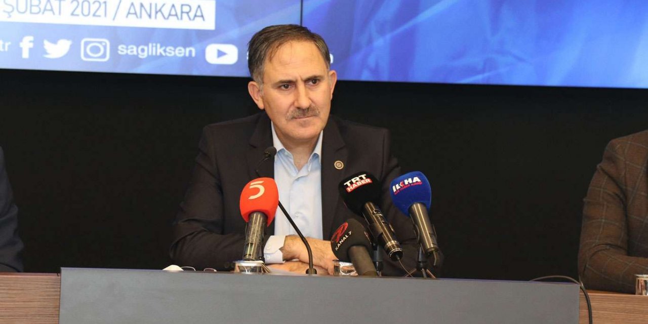 Sağlık-Sen ocak ayı "Türkiye Sağlık Çalışanları Raporu"nu açıkladı