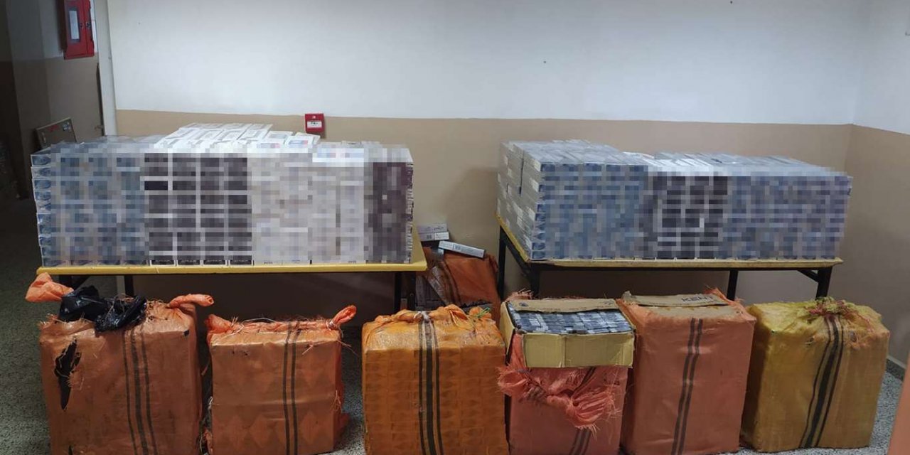 Van'da 12 bin paket kaçak sigara ele geçirildi