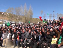 Taşlıçay'da Amed'teki coşku