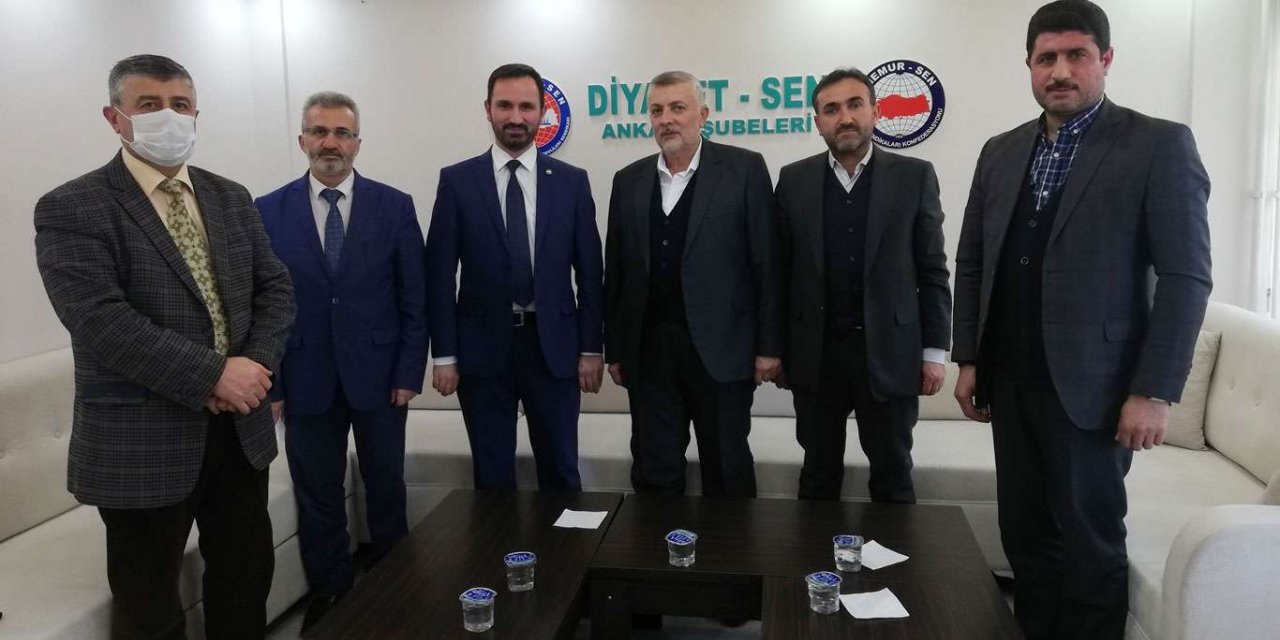 HÜDA PAR Ankara İl Başkanı’ndan Diyanet-Sen’e ziyaret