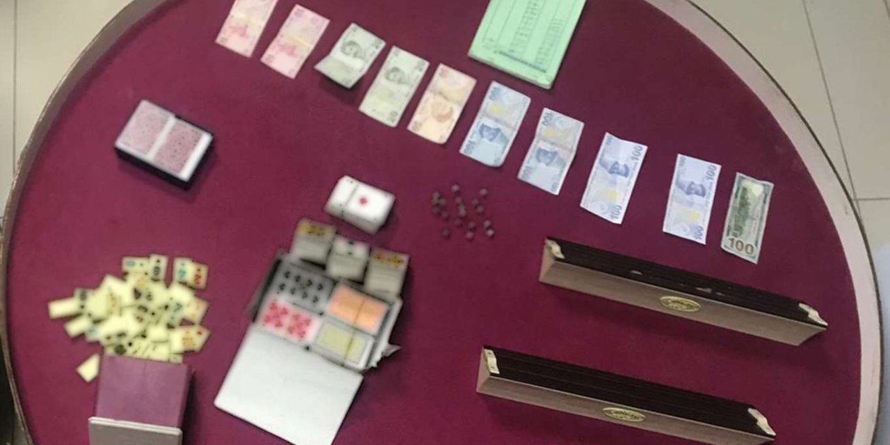 Adıyaman'da kumar operasyonu yapıldı