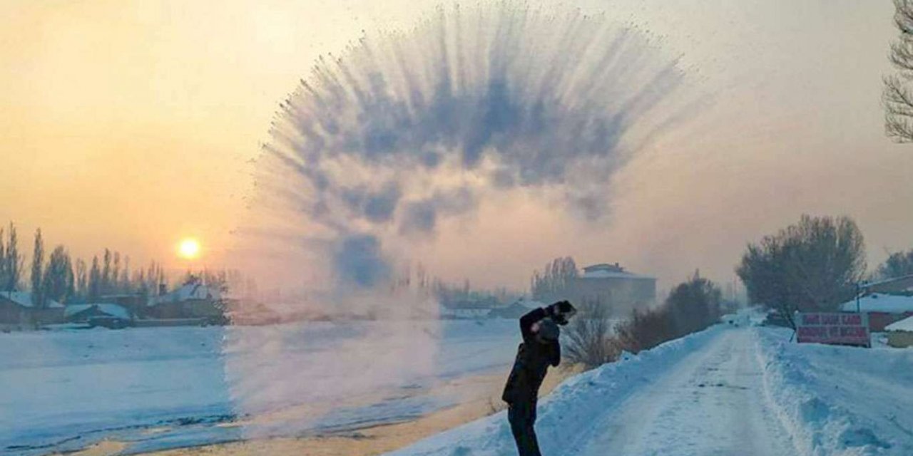 Ağrı'da hava sıcaklığı eksi 24'e indi
