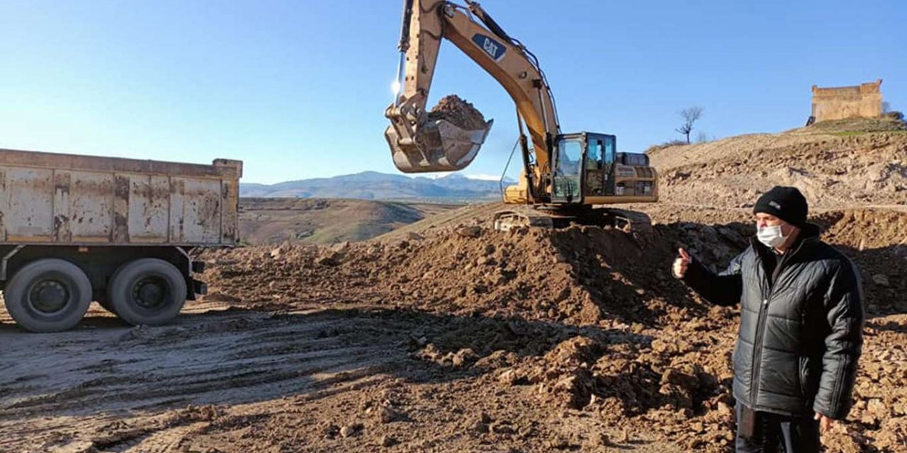 Adıyaman Belediyesi’nin asfalt plenti inşaatı devam ediyor