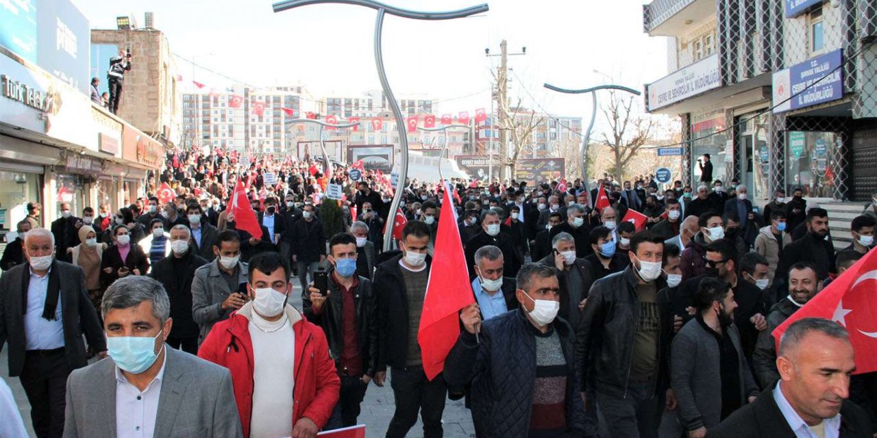 Gara katliamı Şırnak'ta protesto edildi