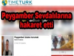 Timetürk yazarı yazısını değiştirdi