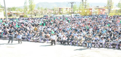 Muş'ta Hz Peygambere(sav) sevgi seli