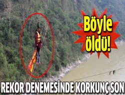 Yeni Guiness denemesinde böyle öldü!