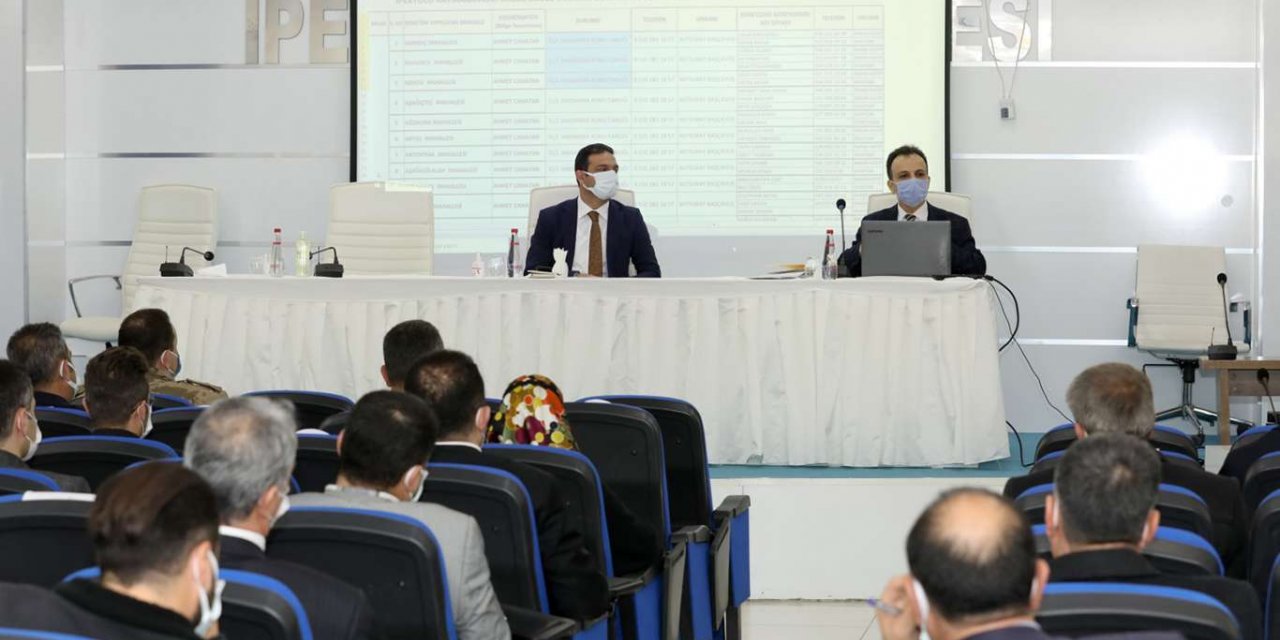 ​Van'da "dinamik denetim süreci" toplantısı düzenlendi