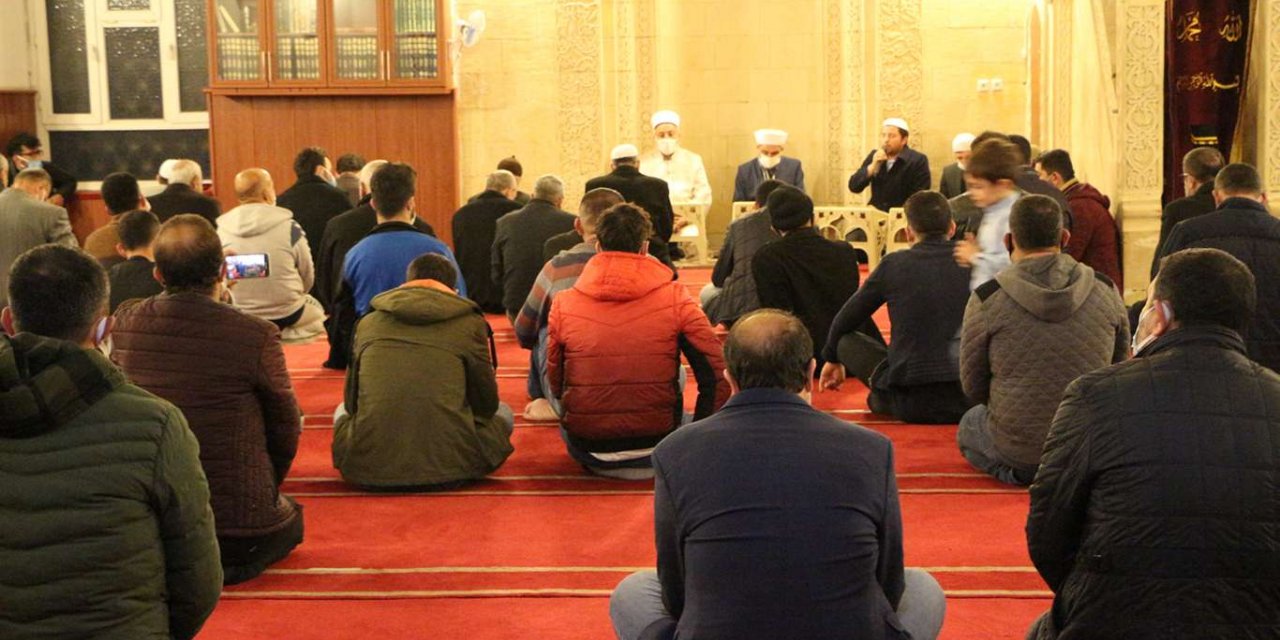 Miraç Kandili Mardin’de dualarla ihya edildi