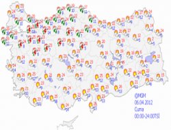 Türkiye Genelinde Hava Durumu