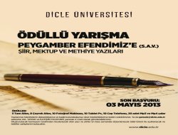 D.Ü'den Kutlu Doğum Yarışması