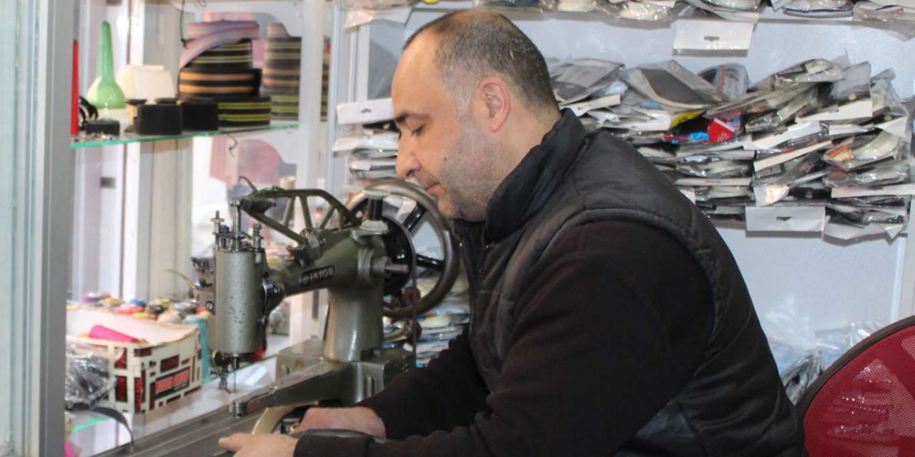 Batman’da 34 yıldır ayakkabı tamir ediyor