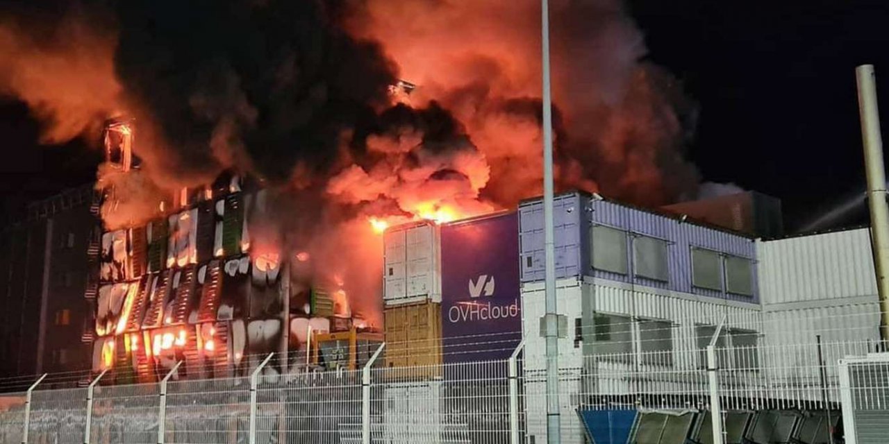 Fransada'ki dünyanın en büyük veri merkezinde yangın çıktı