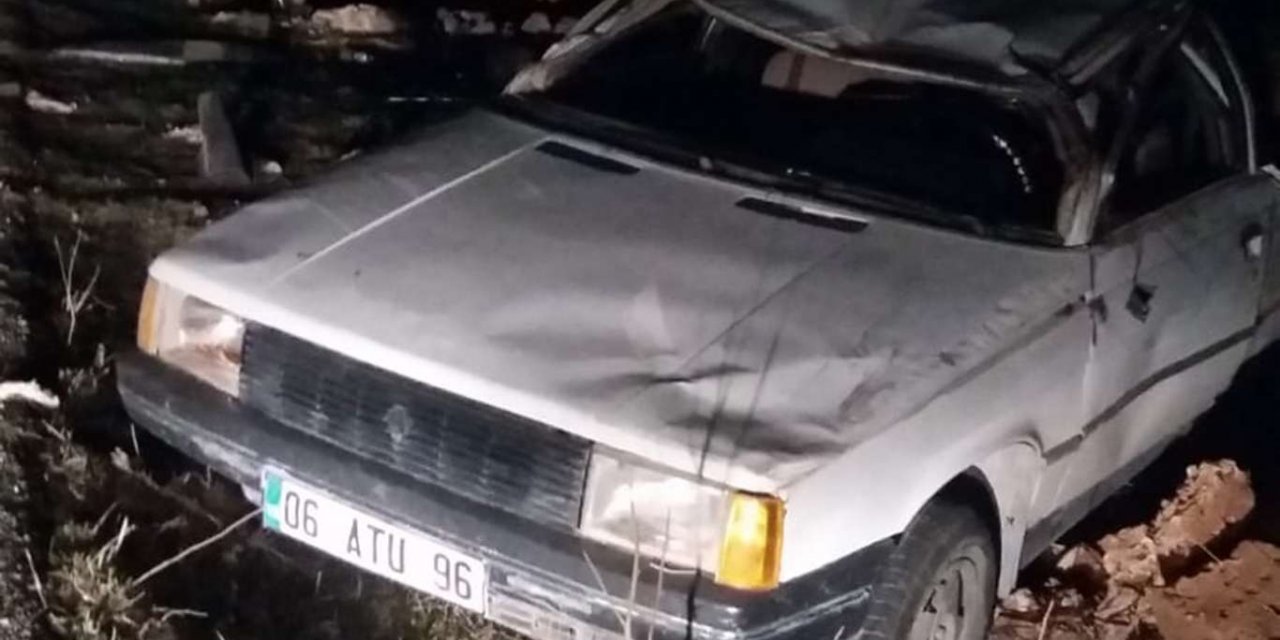 Çınar'da otomobil takla attı: Biri ağır 4 yaralı