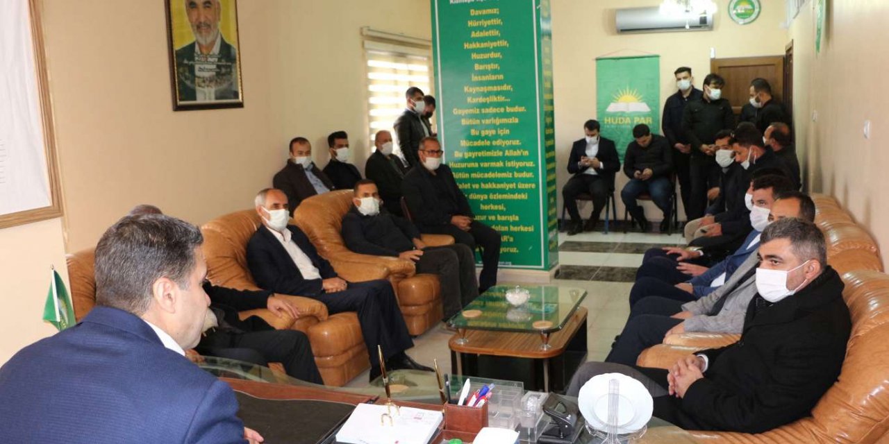 AK Parti’den HÜDA PAR Kızıltepe İlçe Başkanlığına ziyaret