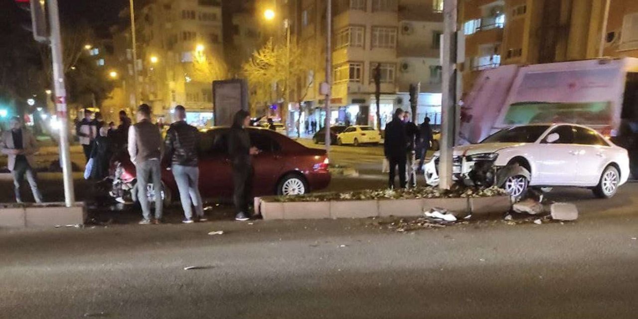 Diyarbakır Sur Çiftkapı mevkiinde kaza: 4 yaralı