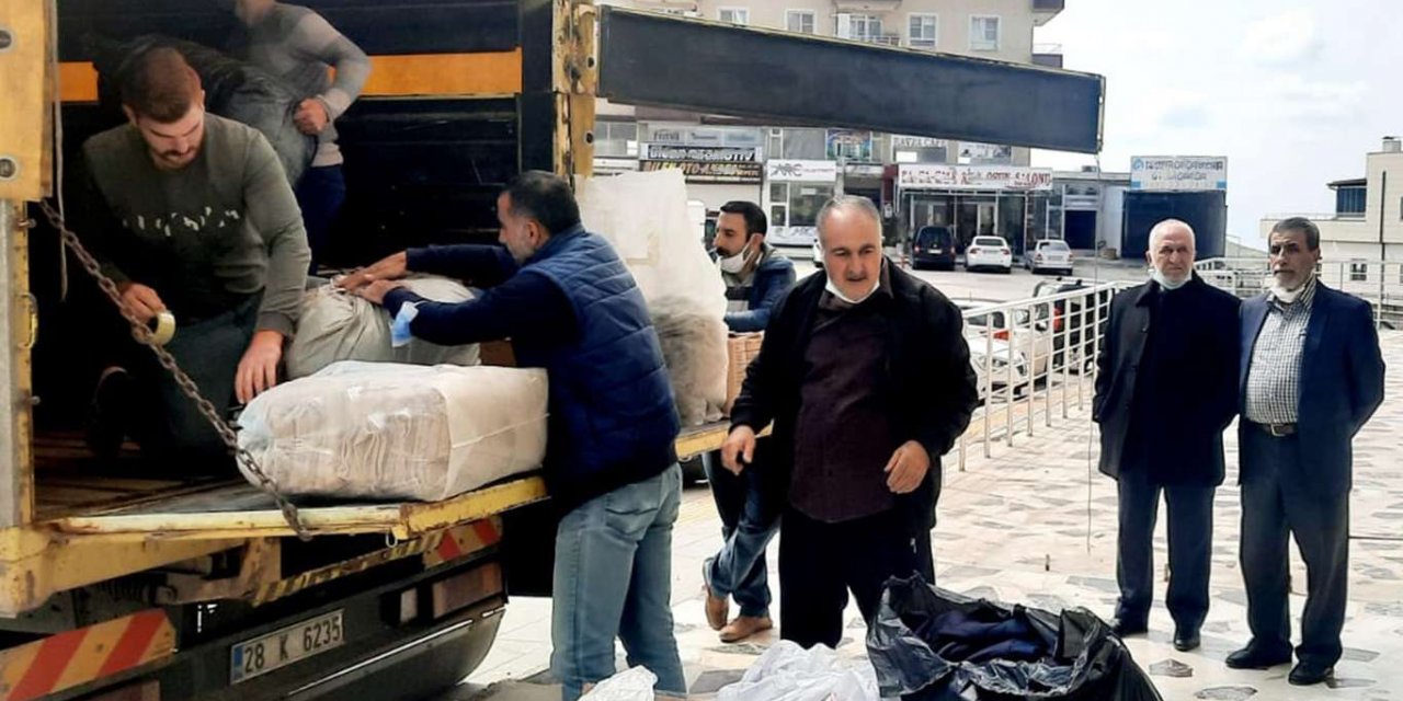 İdlib'de zor şartlarda yaşayan siviller için başlatılan yardım kampanyası sona erdi