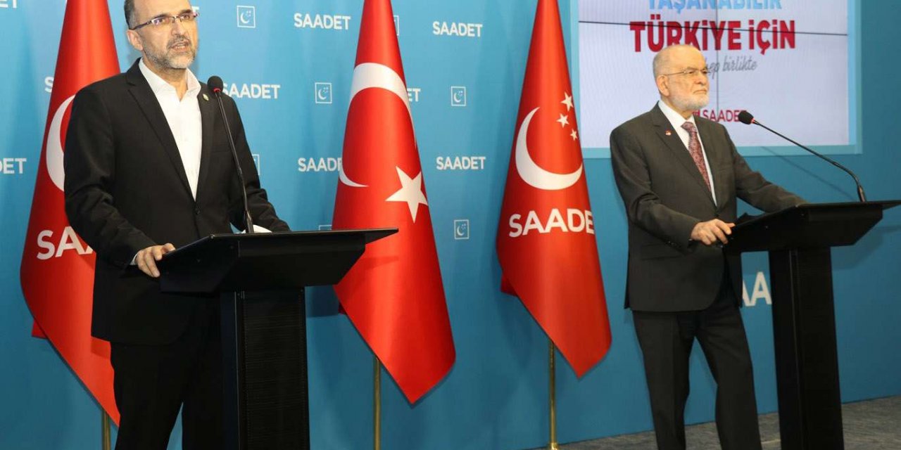 HÜDA PAR Genel Başkanı Sağlam'dan Saadet Partisi Genel Başkanı Karamollaoğlu'na ziyaret