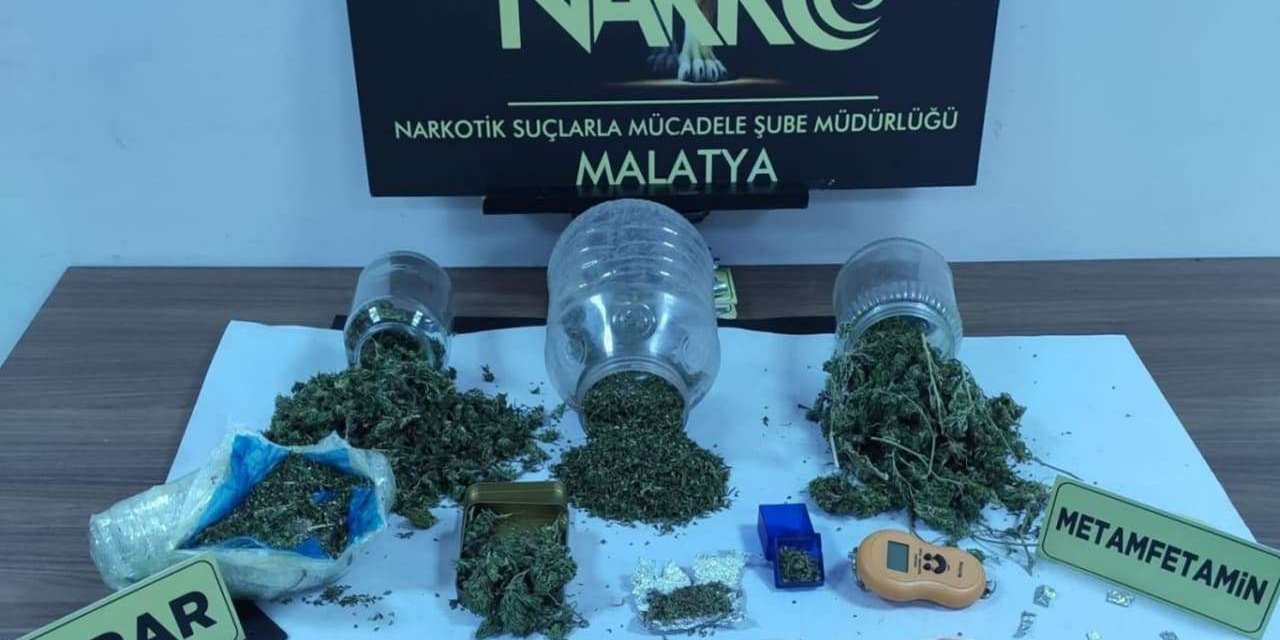 Malatya’da uyuşturucu ticaretinden 2 tutuklama