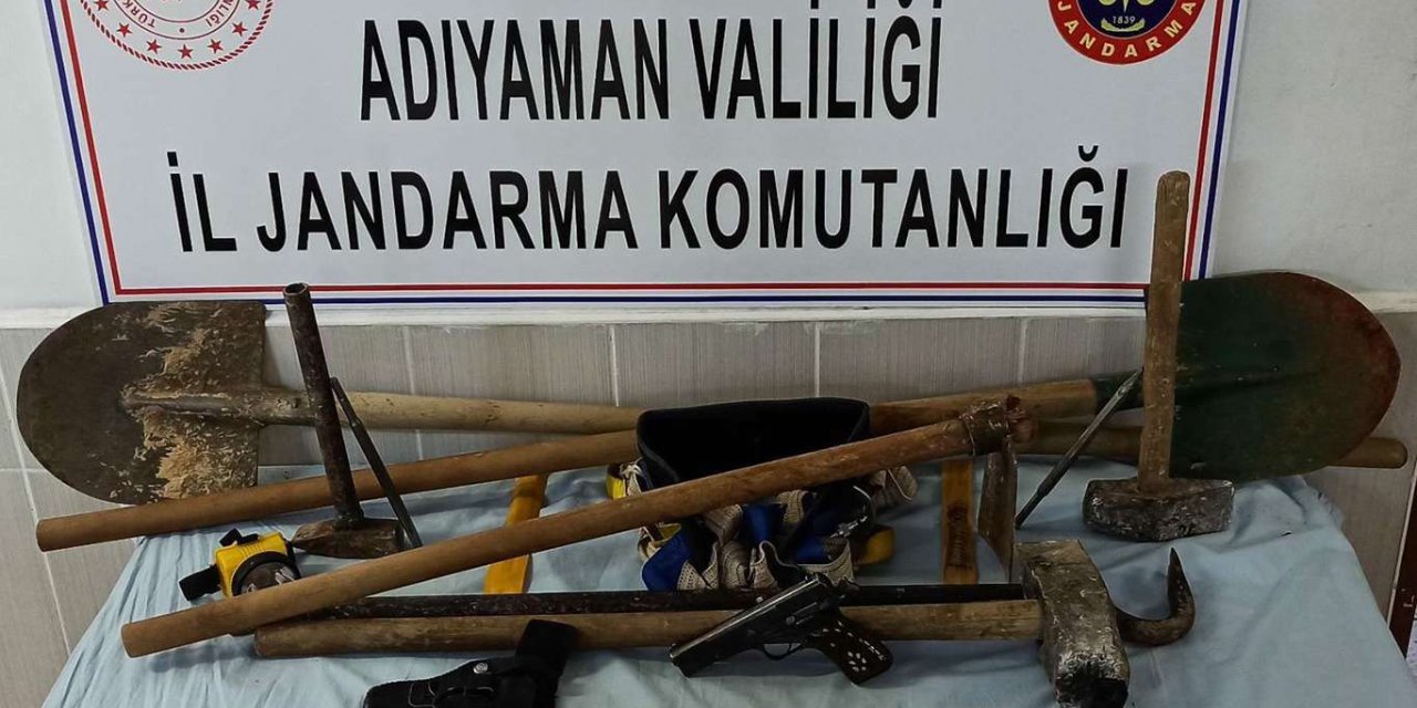 Adıyaman'da sit alanını kazan şahıslar gözaltına alındı
