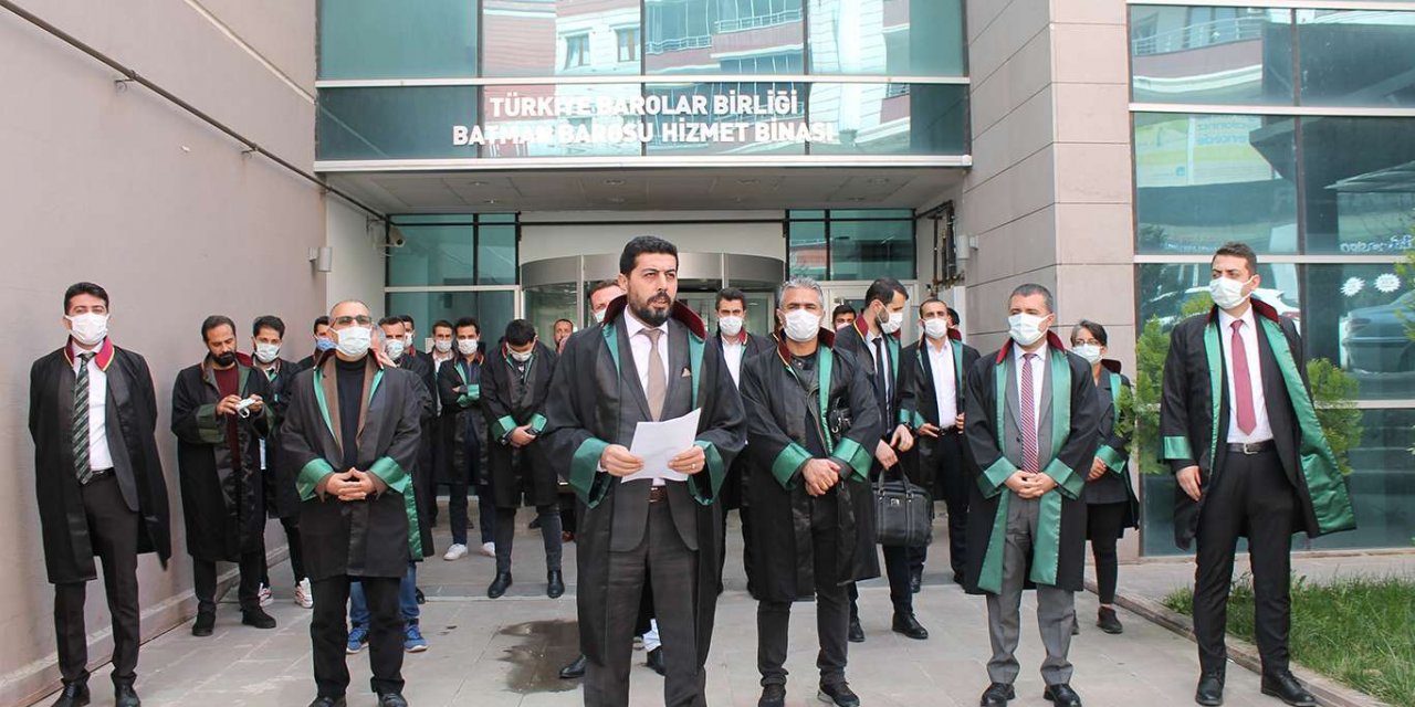 Batman Barosu Kocaeli’ndeki avukatın öldürülmesine tepki gösterdi