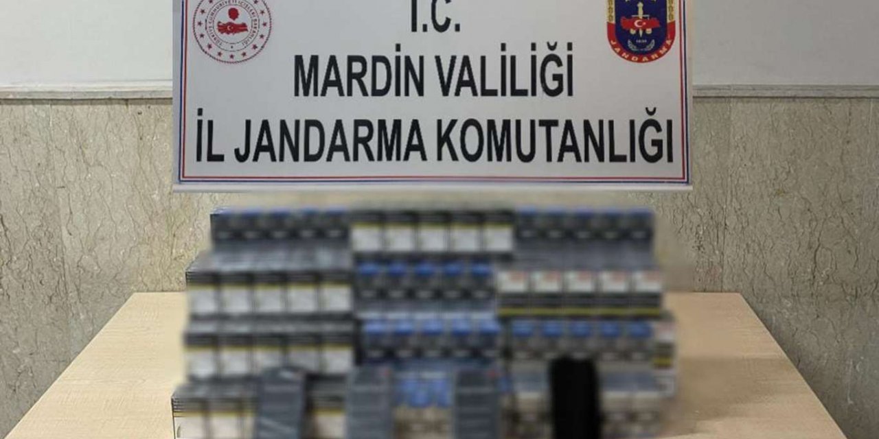 Mardin’de gümrük kaçağı sigara ele geçirildi