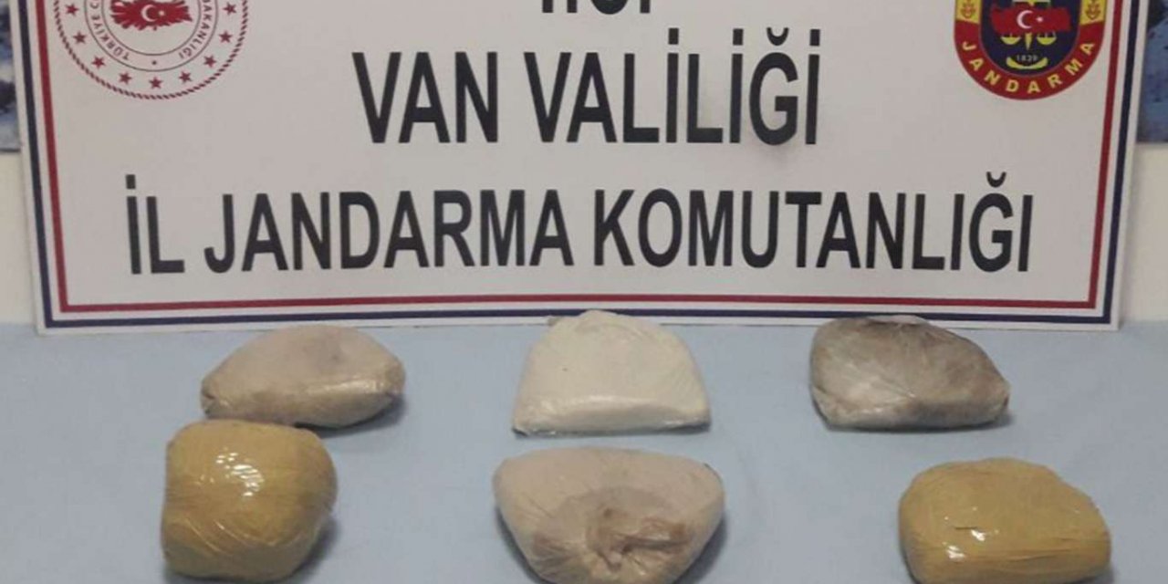 Van'da 8 kilogram eroin ele geçirildi