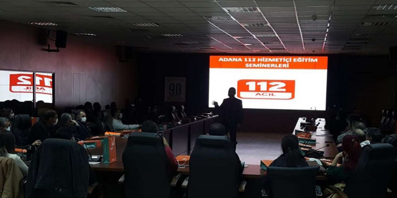 Acil Çağrı Merkezi personeline iletişim ve protokol semineri verildi