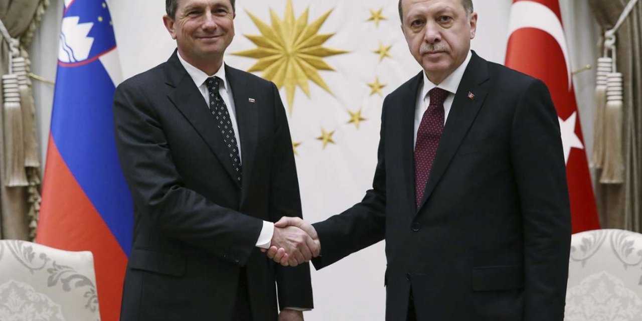 Cumhurbaşkanı Erdoğan Slovenya Cumhurbaşkanı Pahor ile görüştü
