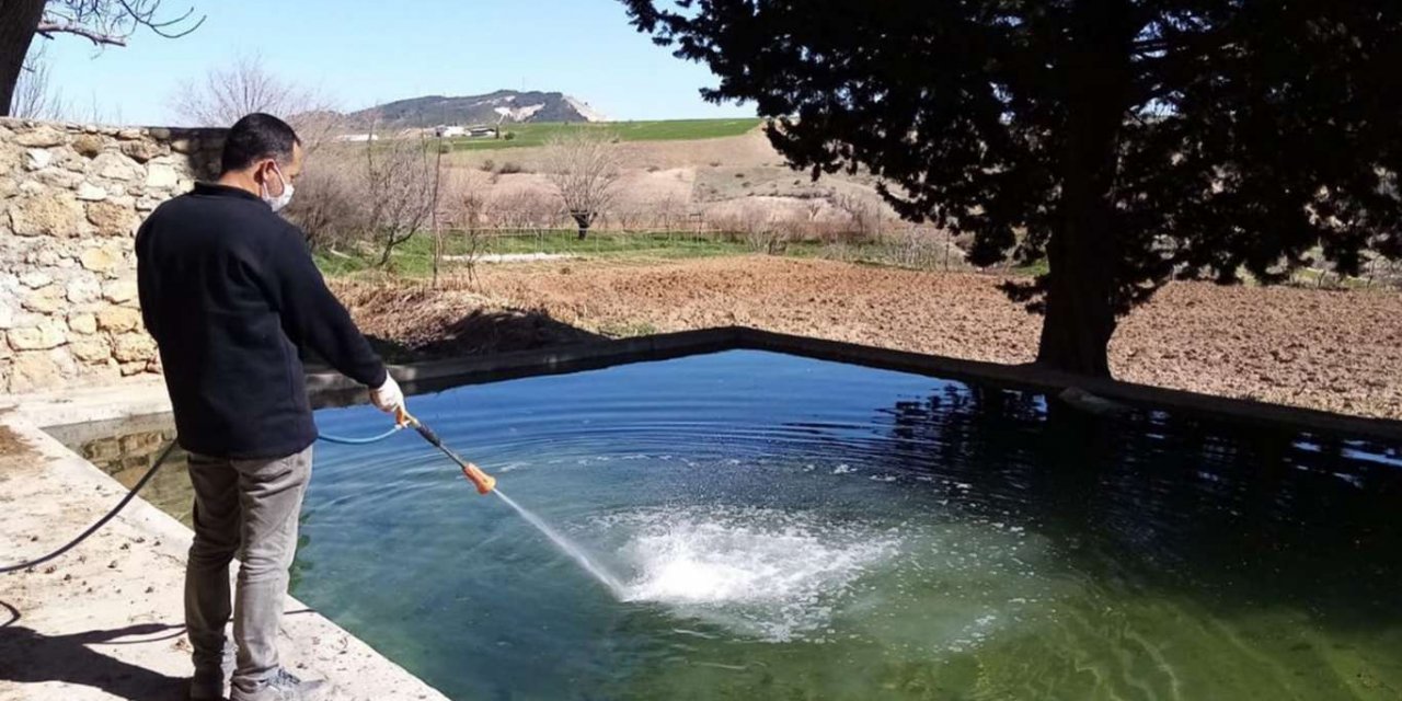 Adıyaman'da, haşereden korunma için ilaçlama başladı