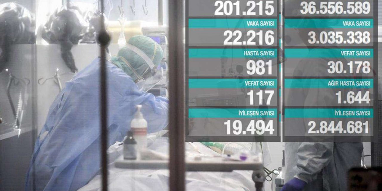 Türkiye'de Coronavirus nedeniyle 117 kişi daha vefat etti