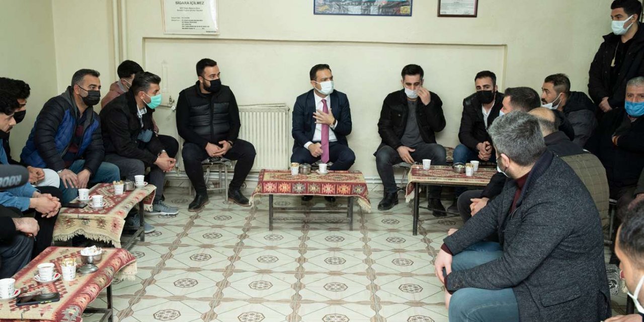 Belediye Başkan Vekili Aslan esnaf ziyaretlerine devam ediyor