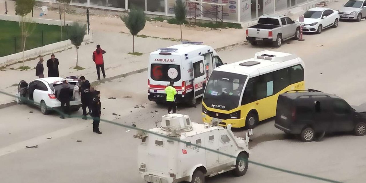 Nusaybin’de trafik kazası: 1 yaralı