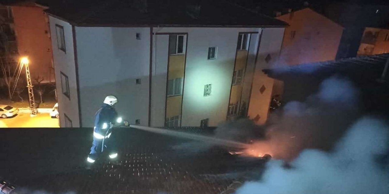 Malatya'da 2 farklı yangında maddi hasar oluştu