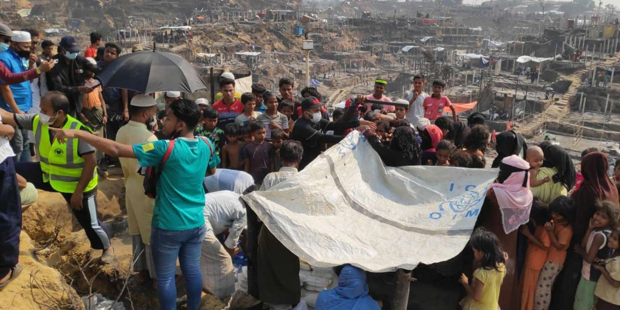 Türkiye’den Arakanlı mültecilere acil yardım