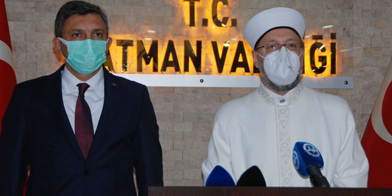 Diyanet İşleri Başkanı Ali Erbaş Batman’da