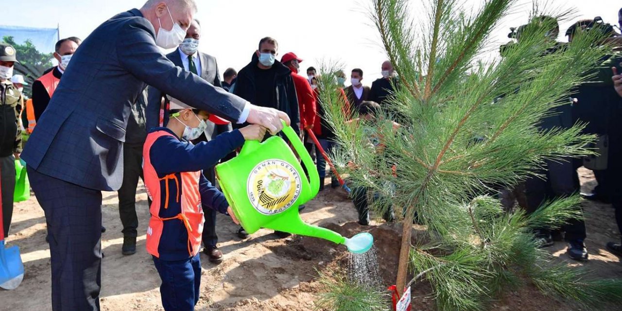Gaziantep’te 27 milyon fidanın toprakla buluşturulması hedefleniyor