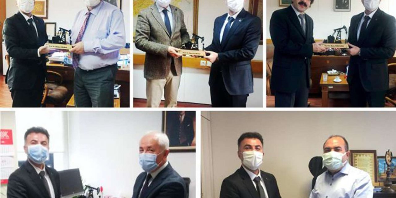 Rektör Demir, YÖK’te bir dizi ziyaret gerçekleştirdi​