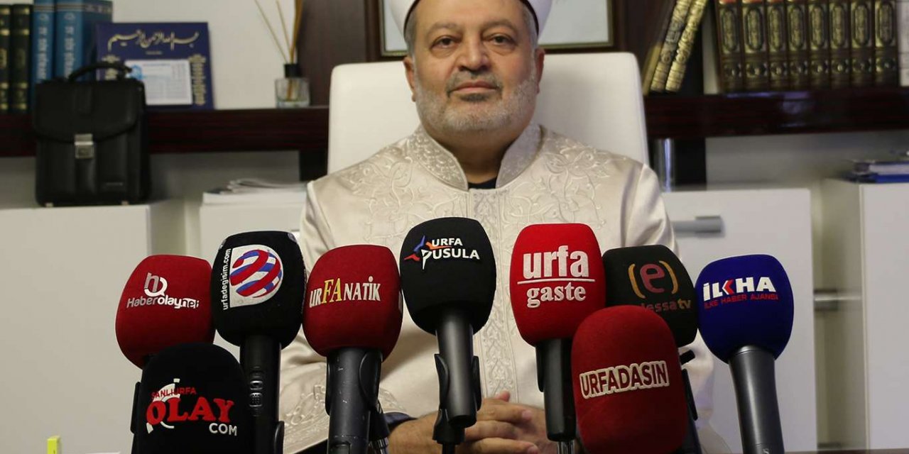 Şanlıurfa Müftüsü Taştan Beraat Kandili'nde bolca tövbe edilmesi tavsiyesinde bulundu