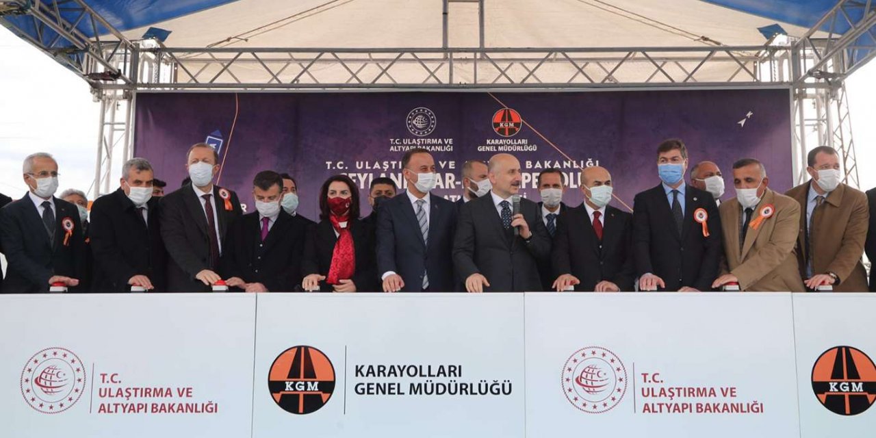 Kızıltepe-Ceylanpınar kara yolunun temeli atıldı